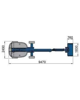 Teleskopická plošina  Genie S45 XC (5)