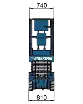 Scherenarbeitsbühne  Genie GS 1932 E-Drive (8)