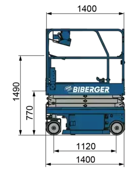 Schaarhoogwerker 2025  Genie GS 1432m (4)