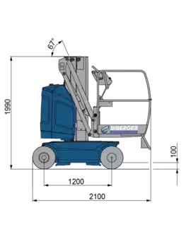 Csukló munka emelvény 2020  JLG T8E-L Toucan (7)