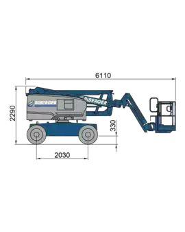 Knikarmhoogwerker  Genie Z45 XC (9)