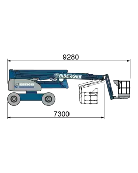 Knikarmhoogwerker  Niftylift HR 28 Hybrid 4x4 (9)