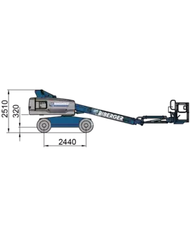 Podnośnik teleskopowy 2025  Genie S45 XC Trax (8)