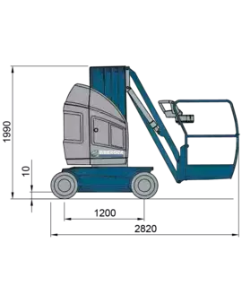 Knikarmhoogwerker  JLG Toucan 10E-L (8)