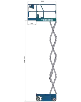 Scherenarbeitsbühne 2021  Genie GS 1932m (9)
