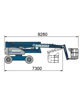 Knikarmhoogwerker  Niftylift HR 28 Hybrid (8)