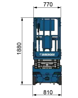 Scherenarbeitsbühne 2020  Genie GS 1330m (8)