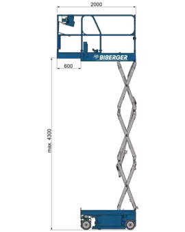 Scherenarbeitsbühne 2020  Genie GS 1330m (9)
