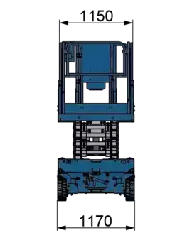 Schaarhoogwerker 2019  Genie GS 3246 (1)
