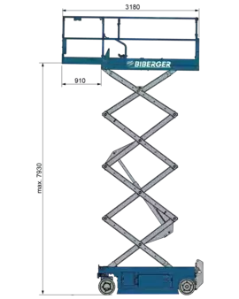 Scissor lift 2021  Genie GS 2632 (8)