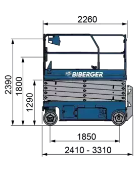 Podnośnik nożycowy 2022  Genie GS 3246 (11)