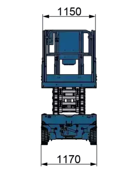 Podnośnik nożycowy 2022  Genie GS 3246 (11)