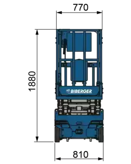 Podnośnik nożycowy 2026  Genie GS 1432m (8)