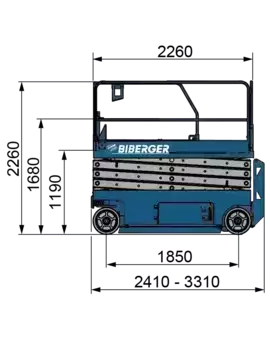 Podnośnik nożycowy 2022  Genie GS 2646 E-Drive (11)