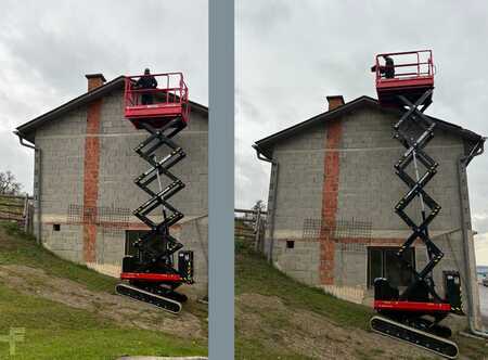 Pracovní plošina s nůžkovým zdvihem  [div] BIBI 1090-BL EVO Bi-Energy (8)