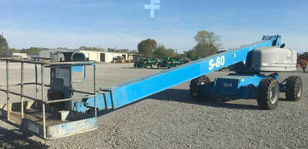 Telescopic boom lift 2007  Genie s80 (1)