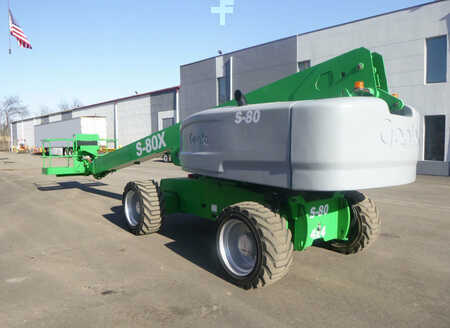 Telescopic boom lift 2014  Genie s80x (2)