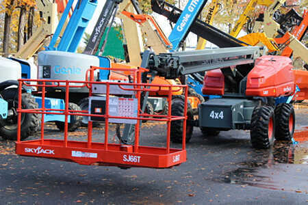 Telescopic boom lift 2016  Skyjack sj66t (2)