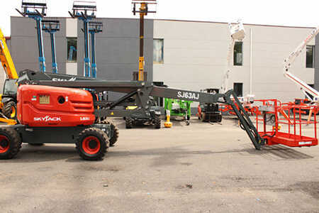 Telescopic boom lift 2014  Skyjack sj63aj (3)
