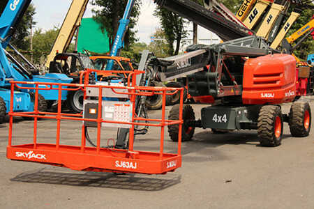 Telescopic boom lift 2014  Skyjack sj63aj (6)