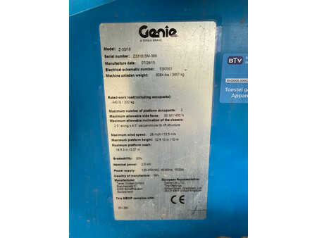 Piattaforme aeree articolate 2015  Genie Z33/18 Knikarm hoogwerker accu (14)