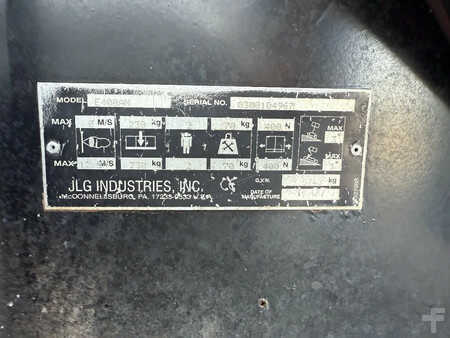 Led arbejdsplatform 2007  JLG E400AN Elektrische Hoogwerker (15)