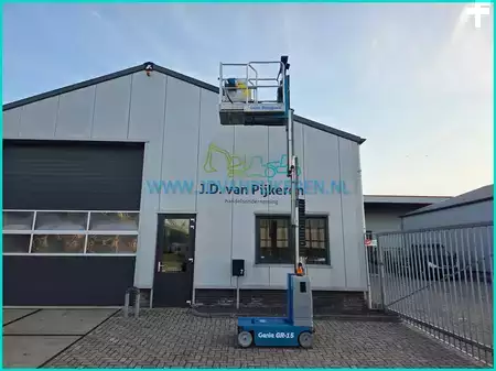 Vertical mast lift 2007  Genie GR 15 non marking + 6.5m + charger (9)