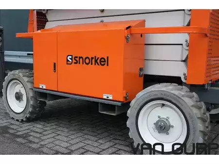 Sakse arbejds platform 2018  Snorkel S 3370 ORT (ONLY 37h) Ruw terrein schaarhoogwerker (6)