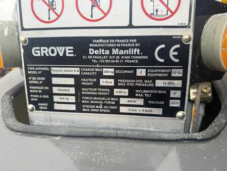 Senkrechtarbeitsbühne  Grove Toucan Junior 6A (6)