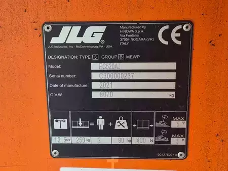 Articulating boom 2021  JLG 520AJ (2 units available) (7)