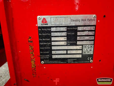 Ollós munka emelvény 2022  LGMG SR0818D (7)