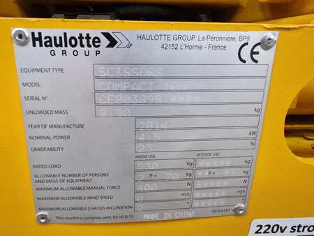 Nacelle à ciseaux 2014 Haulotte Compact 10 N (16)