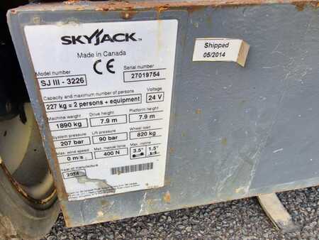 Ollós munka emelvény 2014 SkyJack sj3226 elektrische schaarlift schaar hoogwerker (9)