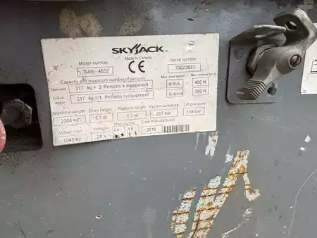 Plataforma Tijera 2016  SkyJack SJ 4632 12m schaarlift Skyjack 4632 hoogwerker (12)