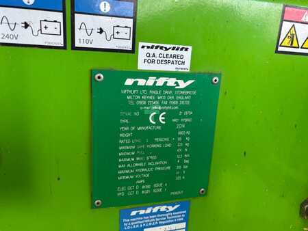 Kloubová pracovní plošina 2014  Niftylift HR 21 HYBRID 21m nifty knikarm onderdelen (9)