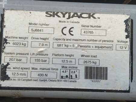 Pracovní plošina s nůžkovým zdvihem 2007 SkyJack SJ 8841 schaarhoogwerker 4x4 14m hoogwerker (15)