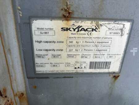 Teleskopická plošina 2017  SkyJack SJ 86 T 28m telescoophoogwerker skyjack 86 86t (12)