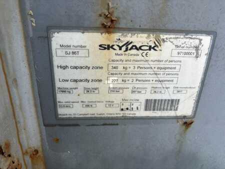 Teleskopická plošina 2017  SkyJack SJ 86 T 28m telescoophoogwerker skyjack 86 86t (17)