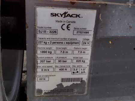 Ollós munka emelvény 2014 SkyJack SJ 3226 elektrische schaarhoogwerker schaarlift 10 (15)