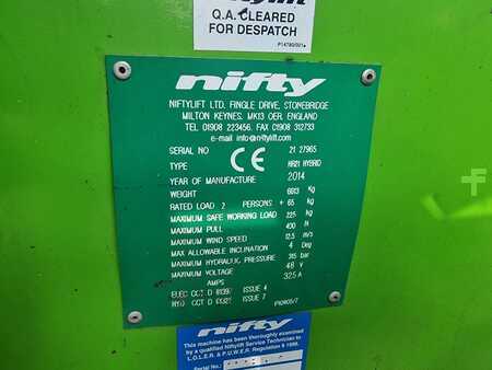 Podnośnik przegubowy 2014 Niftylift HR 21 4x4 Hybride hoogwerker knikarmhoogwerker 21m (17)