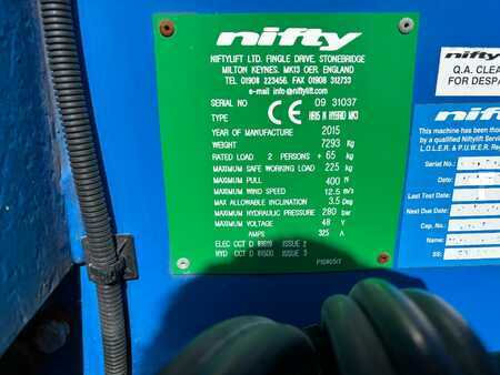 Puominostimet 2015  Niftylift HR15 Hybrid MK3 15NDE hoogwerker nifty knikarm (18)