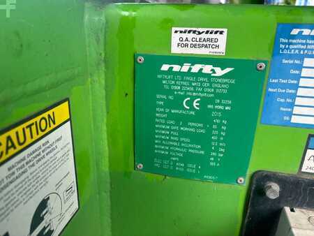 Piattaforme aeree articolate 2015  Niftylift HR 15 hybrid 15m knikarmhoogwerker hybride nifty (10)