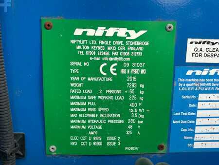 Knikarmhoogwerker 2015  Niftylift HR 15 N hybrid mk3 15m knikarmhoogwerker nifty (19)