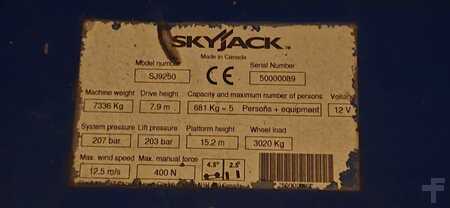 Ollós munka emelvény 2007  SkyJack SJ 9250 schaarhoogwerker 4x4 diesel Skyjack (19)