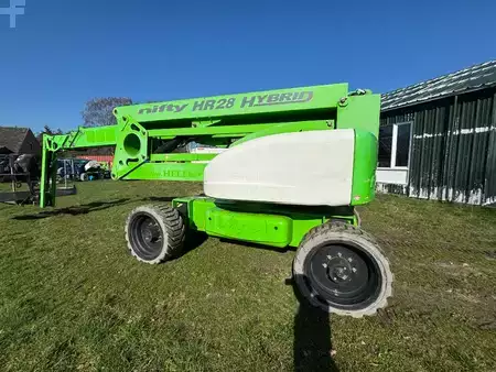 Led arbejdsplatform 2016  Niftylift HR 28 hybrid knikarmhoogwerker 28m nifty (10)