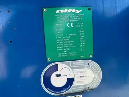 Piattaforme aeree articolate 2012  Niftylift HR21d 4x4 diesel nifty hr21 knikarmhoogwerker (8)
