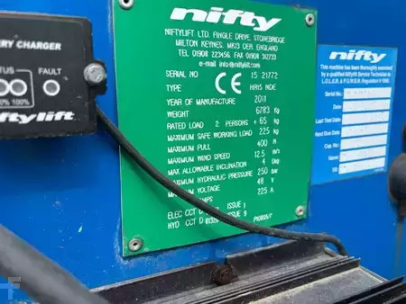 Articulating boom 2011  Niftylift HR 15 NDE 15m knikarmhoogwerker nifty hr15 (7)