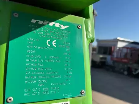 Csukló munka emelvény 2015  Niftylift HR 12 NDE knikarmhoogwerker 12m nifty hoogwerker (16)