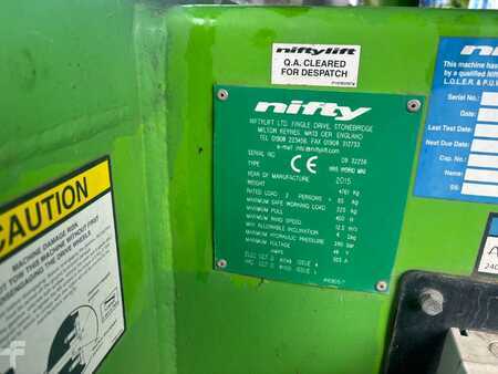 Articulating boom 2015  Niftylift HR 15 hybrid MKII nifty 15m knikarmhoogwerker (10)