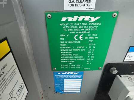 Gelenkteleskopbühne 2016  Niftylift HR17 hybrid 2016 17m knikarmhoogwerker nifty (8)